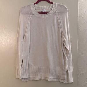 Old Navy White Cream Sweater